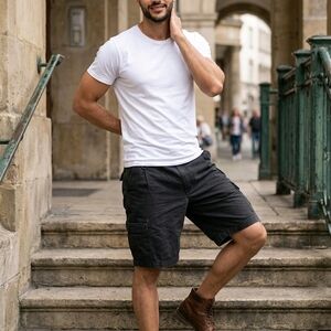 5.11 Tactical Men’s 9" Cotton Canvas Cargo Shorts 34 Black 73285